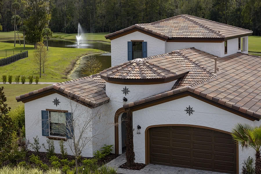 Roof Tiles: Malibu Roof Tiles on a House