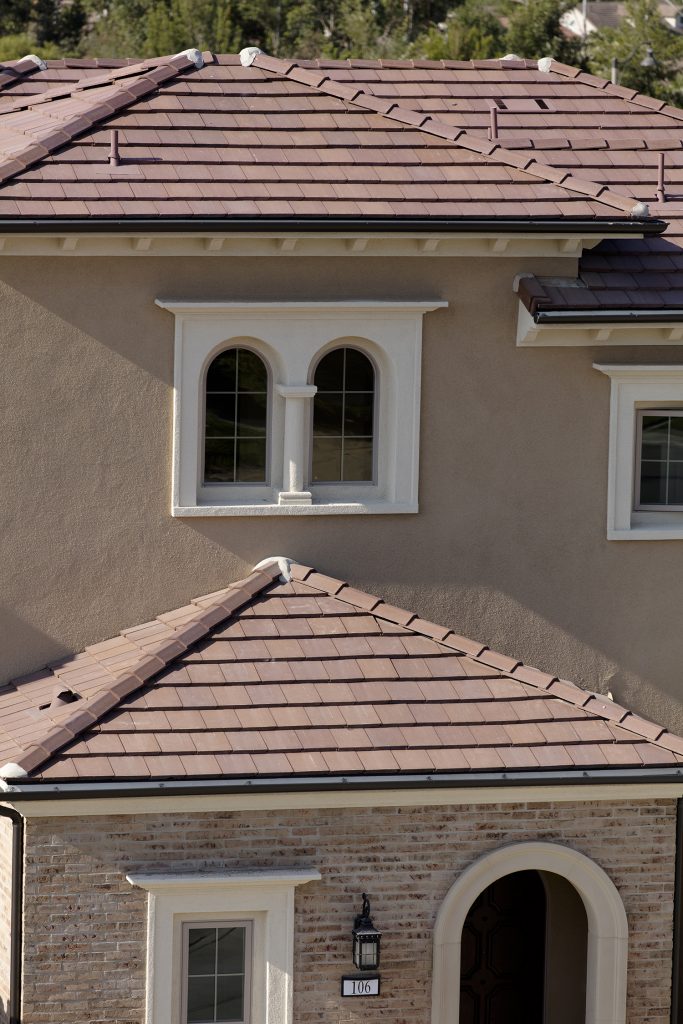 terracotta roof shingles