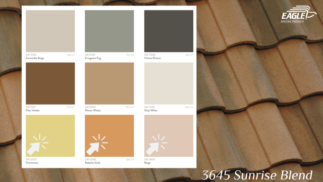 Concrete Roof Tiles to Pair with Sherwin Williams 2022 Color Trends ...